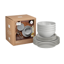 Load image into Gallery viewer, Denby Dove Grey 12 Piece Dinner Set