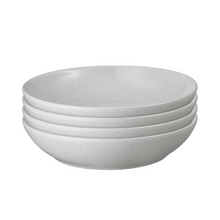 Load image into Gallery viewer, Denby Dove Grey Set of 4 Pasta Bowls