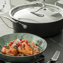 Load image into Gallery viewer, Circulon Style Hard Anodised 27cm Sauteuse Pan