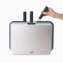 Load image into Gallery viewer, Joseph Joseph Nest Grey 6 Piece Knife and Board Set