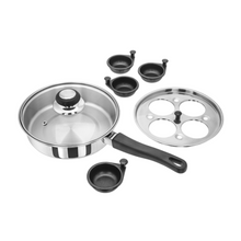 Load image into Gallery viewer, Judge 20cm 4 Cup Egg Poacher Stainless Steel