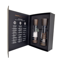 Load image into Gallery viewer, Cole & Mason Derwent Black Wood Salt and Pepper Mill Gift Set