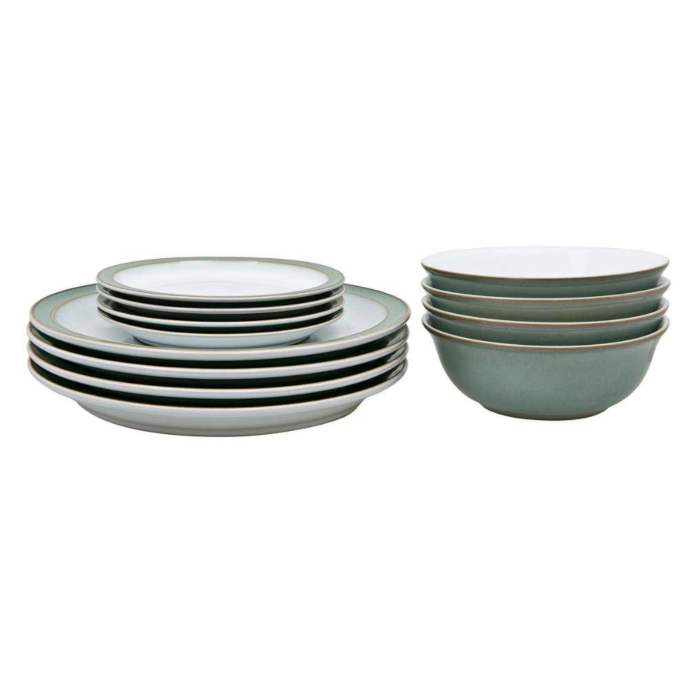 Denby Regency Green 12 Piece Tableware Set Prentice Home