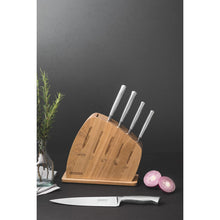 Load image into Gallery viewer, Tramontina Cronos 6 Piece Knife Set With Wooden Block