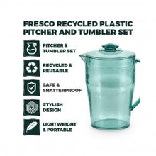 Load image into Gallery viewer, Melamine Jug and Glasses Outdoor Picnic Set