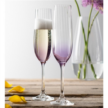 Load image into Gallery viewer, Galway Crystal Erne Amethyst Flute Pair