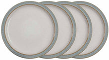 Load image into Gallery viewer, Denby Elements Light Grey Dinner Plates Set of 4