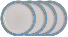 Load image into Gallery viewer, Denby Elements Blue Dinner Plates Set of 4