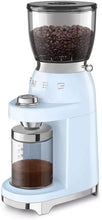 Load image into Gallery viewer, Smeg Retro 50's Coffee Grinder Pastel Blue