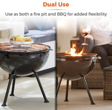 Load image into Gallery viewer, BBQ and Firepit 2 in 1 with Stand