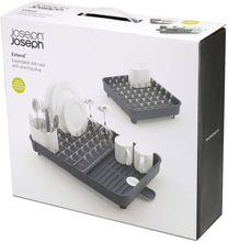 Load image into Gallery viewer, Joseph Joseph Extendable Dish Rack Grey 85040