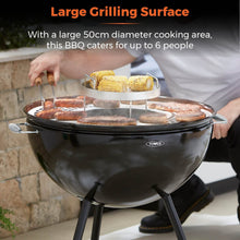 Load image into Gallery viewer, BBQ and Firepit 2 in 1 with Stand