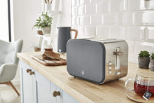 Load image into Gallery viewer, Swan Nordic 2 Slice Toaster - Grey
