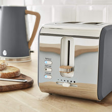 Load image into Gallery viewer, Swan Nordic 2 Slice Toaster - Grey