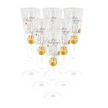 Load image into Gallery viewer, Ritzenhoff Champus Set of 6 Champagne Flute 205ml Veronique Jacquart