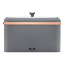 Load image into Gallery viewer, Tower Cavaletto Bread Bin Grey & Rose Gold