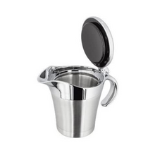 Load image into Gallery viewer, Stainless double wall body with silver plastice lid, spout and handle.