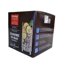 Load image into Gallery viewer, Luigi Bormioli Mixology Charme Hi Ball Set of 4 Tumblers