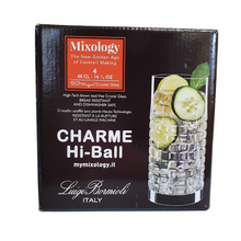 Load image into Gallery viewer, Luigi Bormioli Mixology Charme Hi Ball Set of 4 Tumblers
