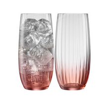Load image into Gallery viewer, Galway Crystal Erne Hi-Ball Pair - Blush