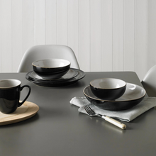 Load image into Gallery viewer, Denby Elements Black 12 Piece Tableware Set