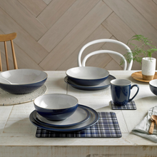 Load image into Gallery viewer, Denby Elements Dark Blue 12 Piece Tableware Set