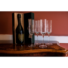 Load image into Gallery viewer, Luigi Bormioli Bach Champagne Flute Glasses Set of 4