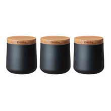Load image into Gallery viewer, Denby Canisters Set of 3 Black