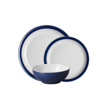 Load image into Gallery viewer, Denby Elements Dark Blue 12 Piece Tableware Set