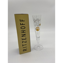 Load image into Gallery viewer, Ritzenhoff Champus Set of 6 Champagne Flute 205ml Veronique Jacquart
