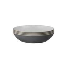 Load image into Gallery viewer, Denby Elements Fossil Grey Pasta Bowl Set of 4