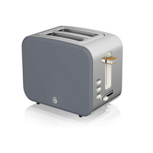 Load image into Gallery viewer, Swan Nordic 2 Slice Toaster - Grey