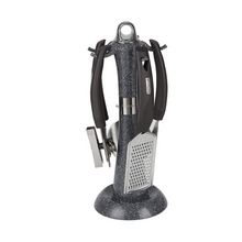 Load image into Gallery viewer, Tower Kitchen Gadget Set, Cerastone Range, Stainless Steel - Graphite, 4 Pieces