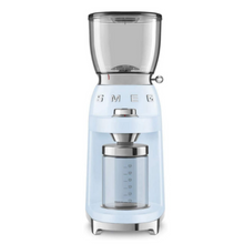 Load image into Gallery viewer, Smeg Retro 50's Coffee Grinder Pastel Blue
