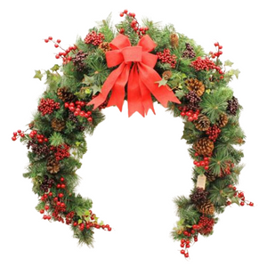 Luxurious Christmas Swag Woodland Berry 6ft