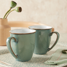 Load image into Gallery viewer, Denby Regency Green Set of 4 Coffee Beaker/Mugs
