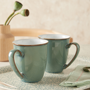 Denby Regency Green Set of 4 Coffee Beaker/Mugs