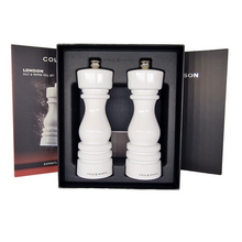 Load image into Gallery viewer, Cole &amp; Mason London 180mm Salt and Pepper Mill Gift Set - White Gloss
