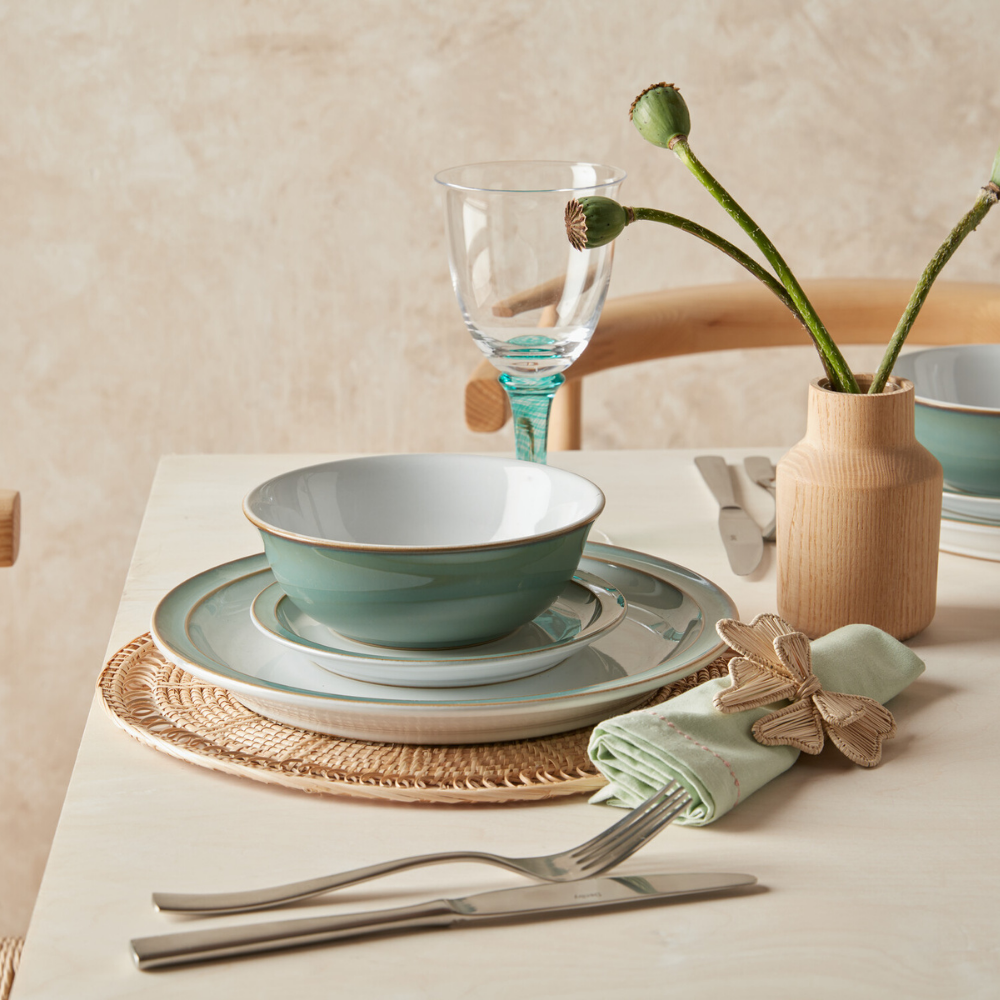 Denby regency sales green dinner set