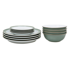 Load image into Gallery viewer, Denby Regency Green 12 Piece Tableware Set
