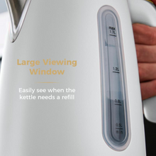 Load image into Gallery viewer, Tower Cavaletto Optic White Jug Kettle
