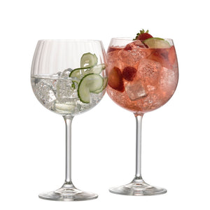 Galway Crystal Erne Gin and Tonic Pair of Glasses