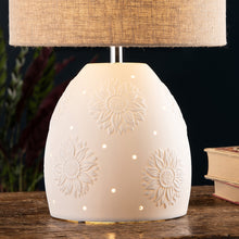 Load image into Gallery viewer, Belleek Living Sunflower Double Bulbed Lamp
