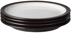 Denby Elements Black Dinner Plates Set of 4