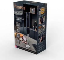 Load image into Gallery viewer, Tower Cavaletto Stick Blender with Turbo Function - Black and Rose Gold
