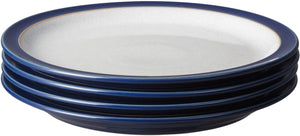 Denby Elements Dark Blue Medium Plate Set of 4