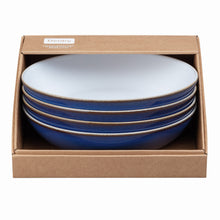 Load image into Gallery viewer, Denby Imperial Blue Pasta Bowls Set of 4
