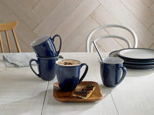Load image into Gallery viewer, Denby Elements Dark Blue Coffee Mug Set of 4
