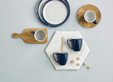 Load image into Gallery viewer, Denby Elements Dark Blue Coffee Mug Set of 4
