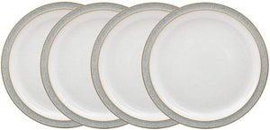 Denby Elements Light Grey Medium Plate Set of 4